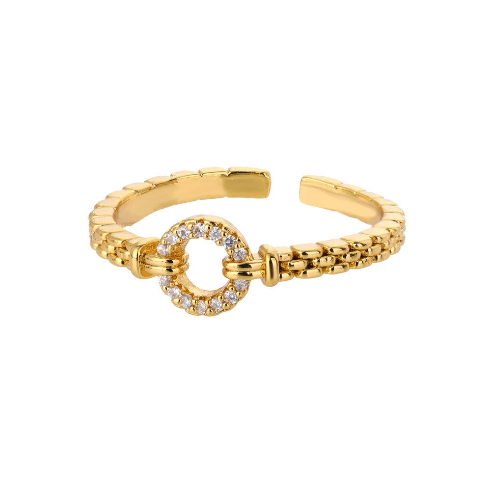 Zircon Round Rings