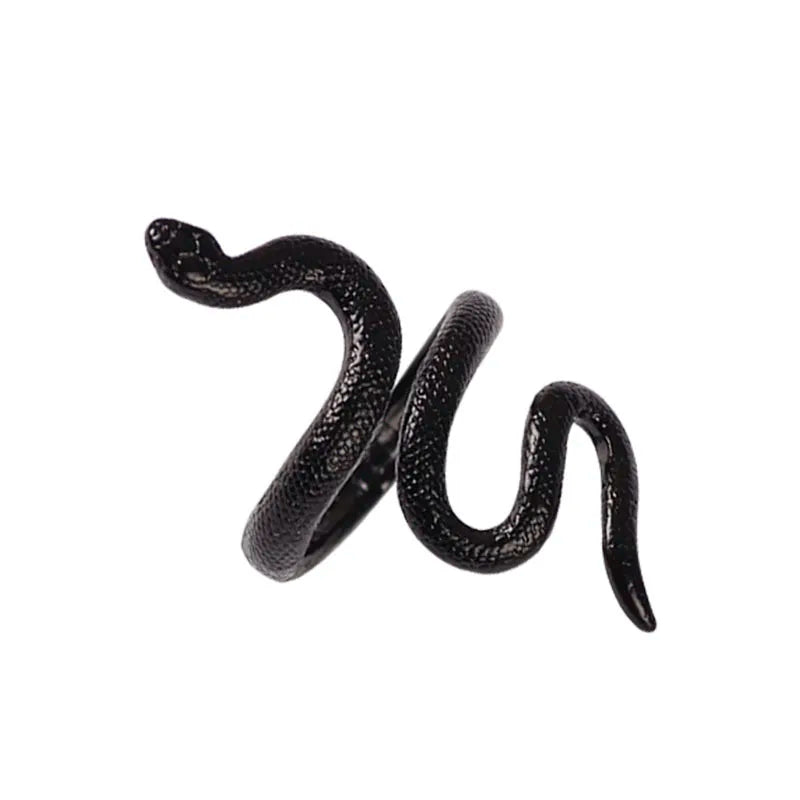 Snake Ring Black