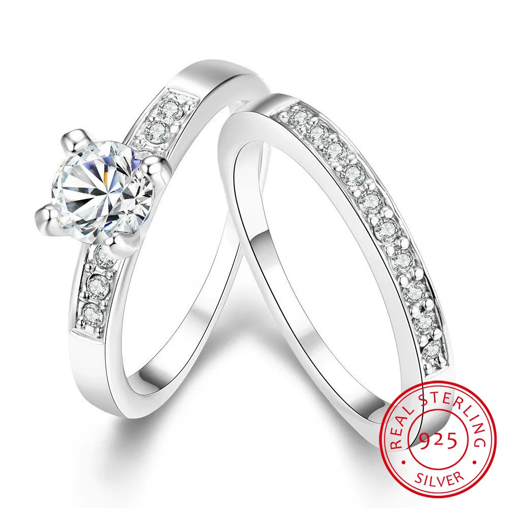 100% Real 925 Silver Rings