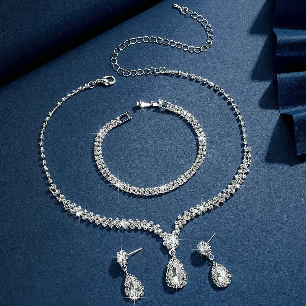 Three-Piece Bridal Jewelry