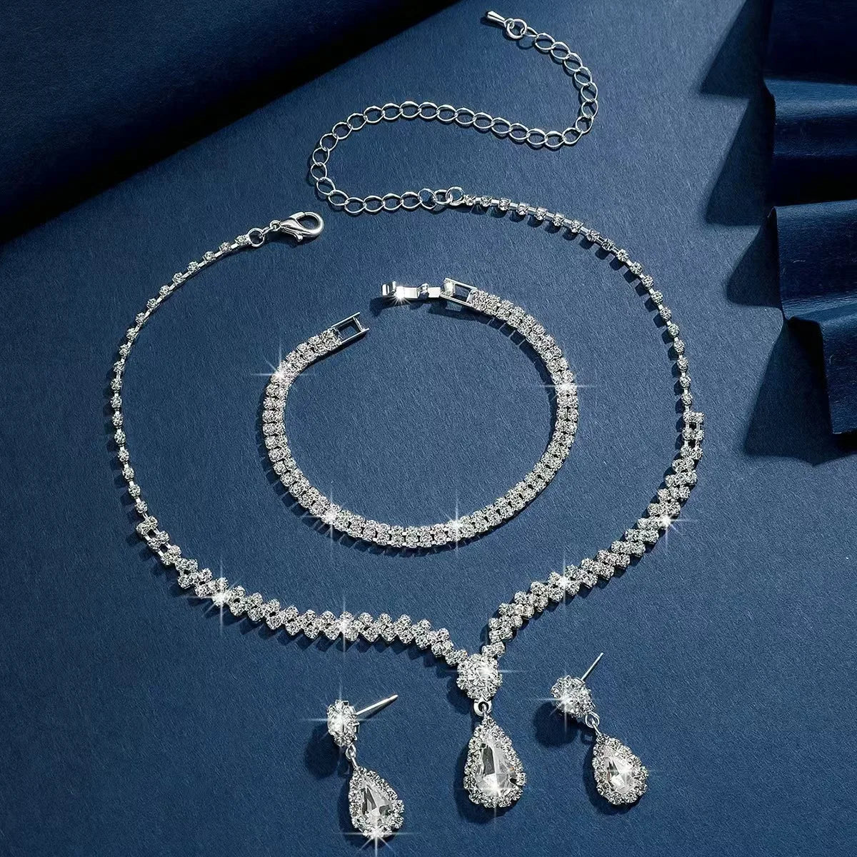 Three-Piece Bridal Jewelry