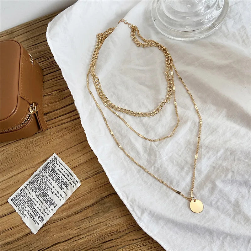 Vintage Necklace on Neck Chain Women's