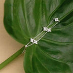 Crystal Four Leaf Flower Bracelet