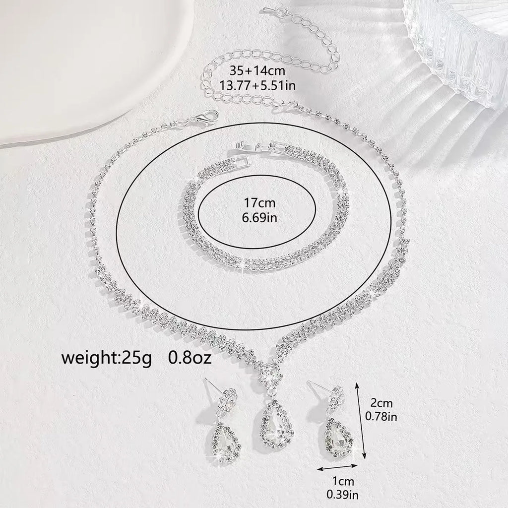 Three-Piece Bridal Jewelry