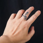 Snake Ring Black