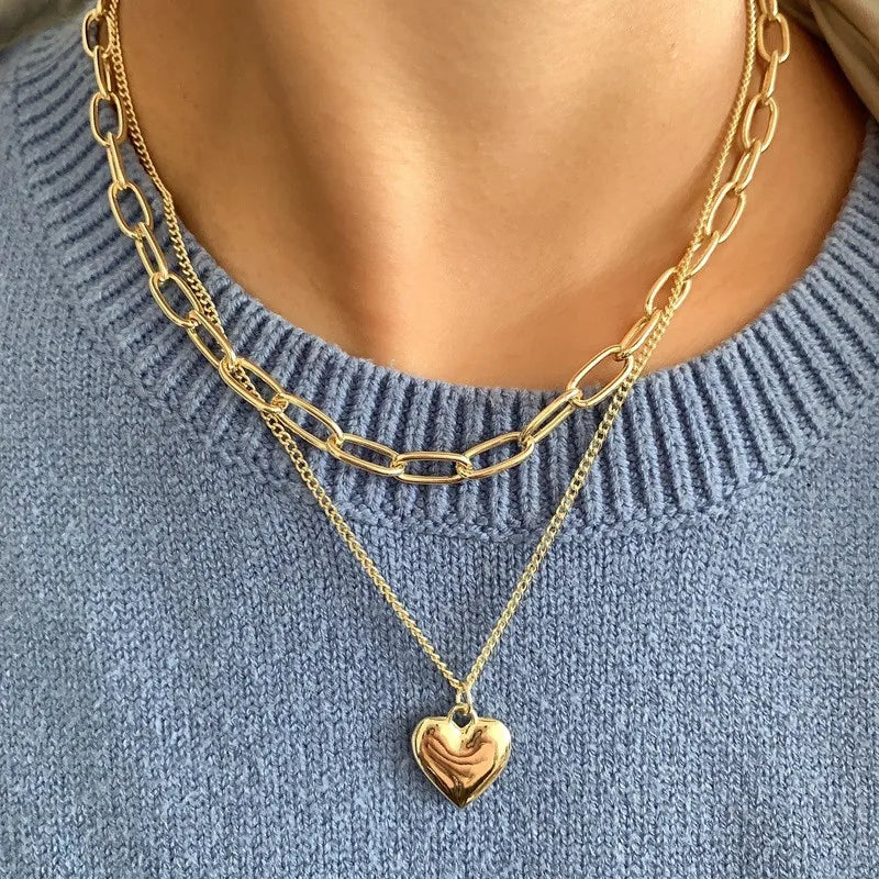Vintage Necklace on Neck Chain Women's