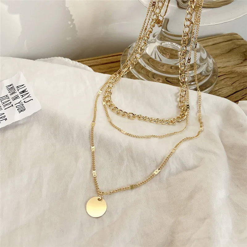 Vintage Necklace on Neck Chain Women's