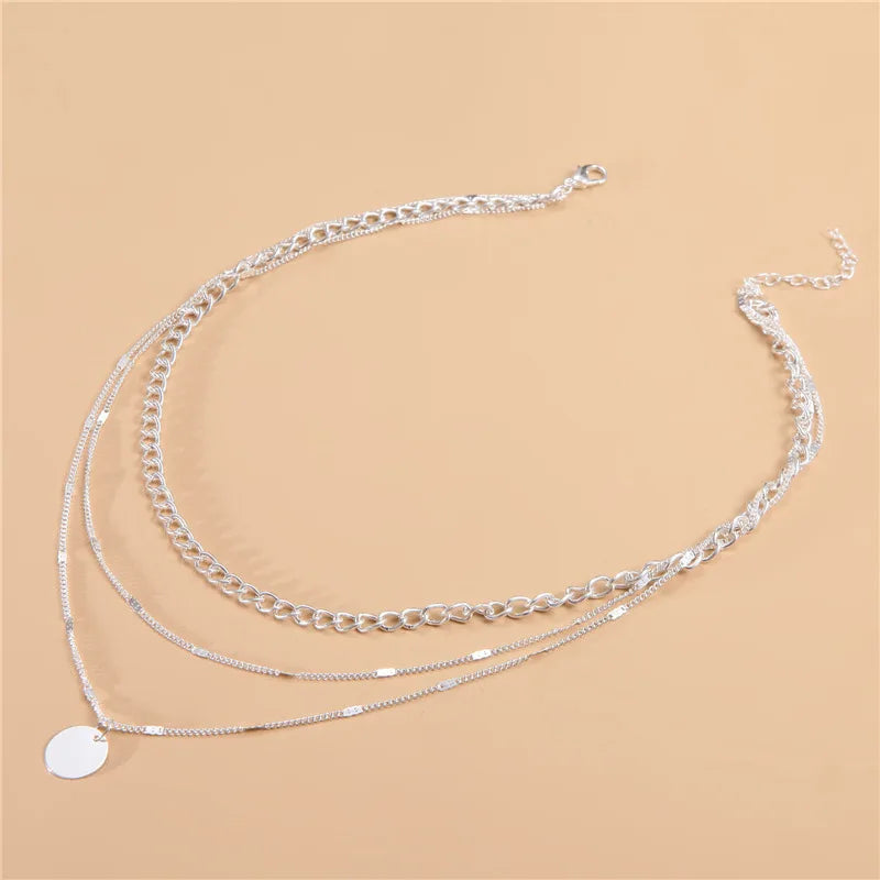 Vintage Necklace on Neck Chain Women's