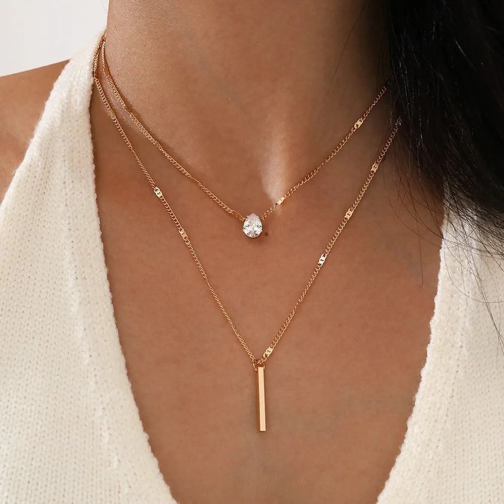 Vintage Necklace on Neck Chain Women's