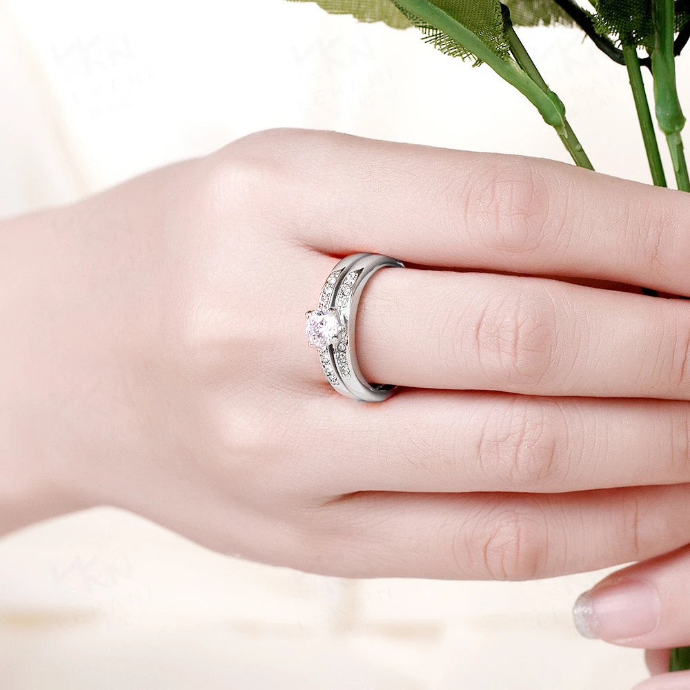 100% Real 925 Silver Rings