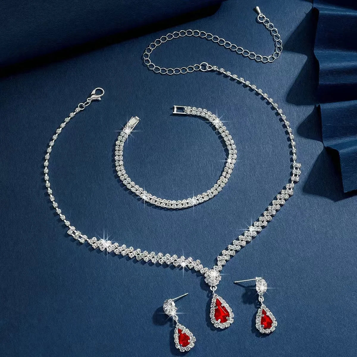 Three-Piece Bridal Jewelry