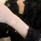 Crystal Four Leaf Flower Bracelet