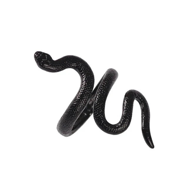 Snake Ring Black