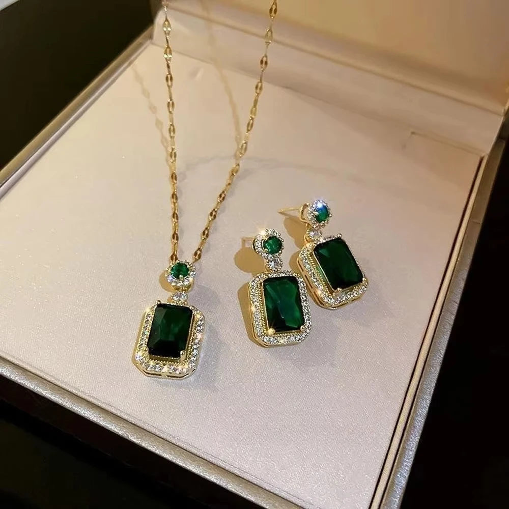 Three Piece Jewelry Set Statement