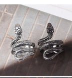 Snake Ring Black