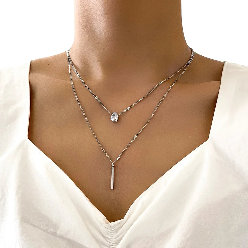 Vintage Necklace on Neck Chain Women's