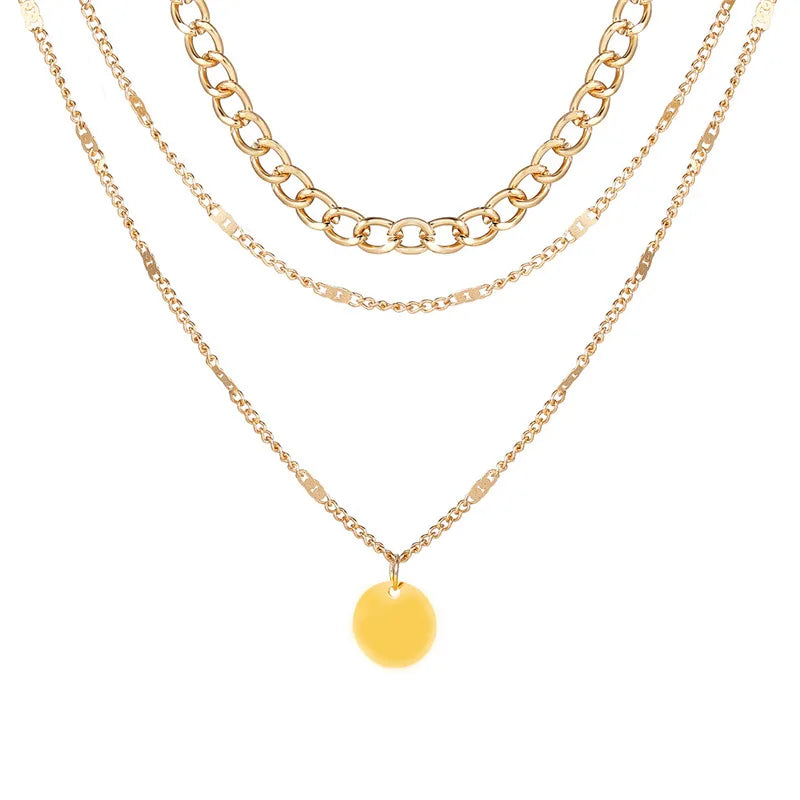 Vintage Necklace on Neck Chain Women's