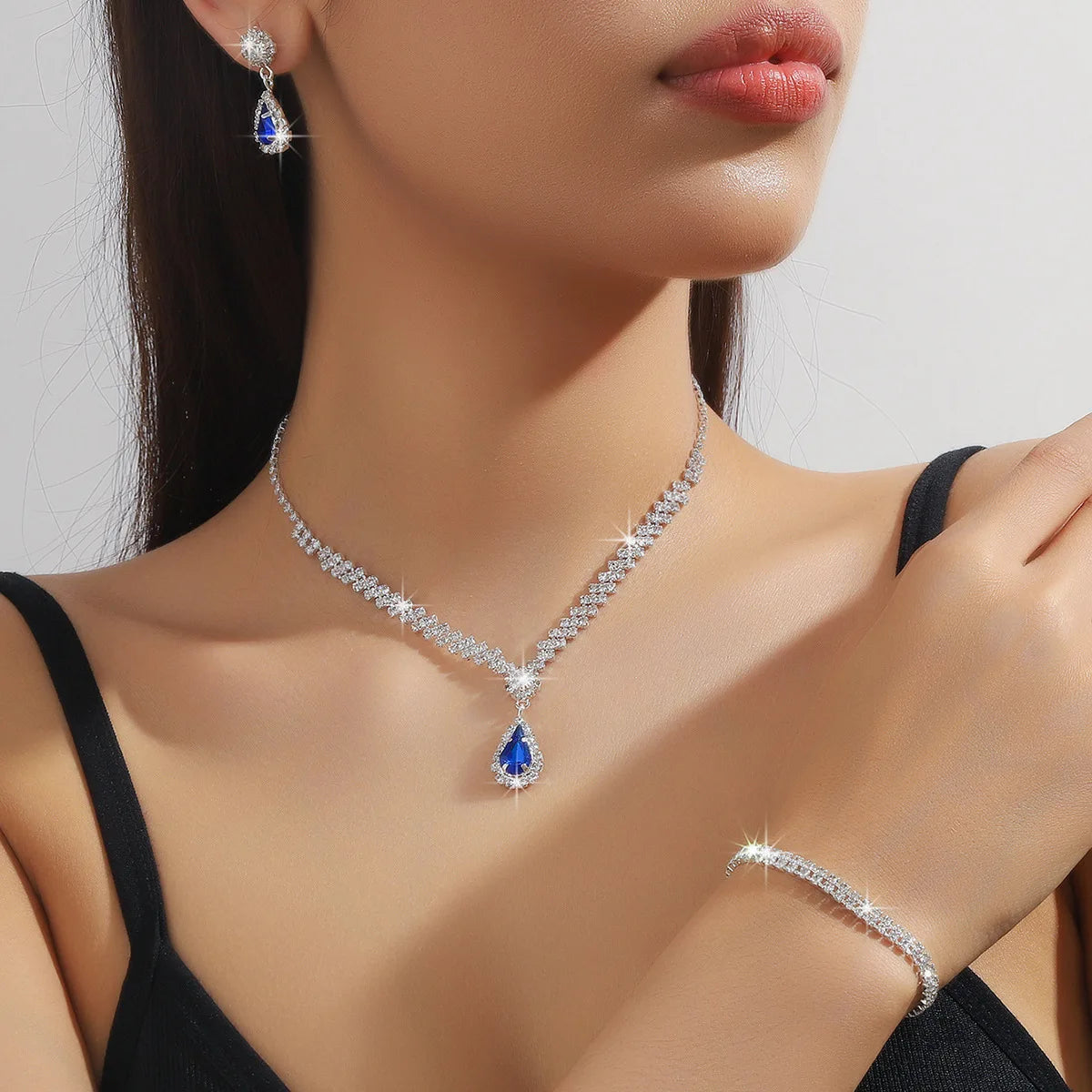 Three-Piece Bridal Jewelry