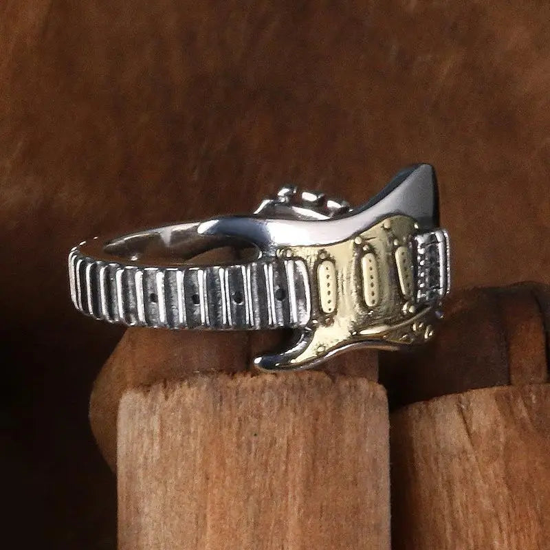 Guitar Ring Gothic Rock